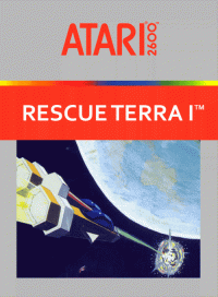 Rescue Terra I Atari 2600 US box art